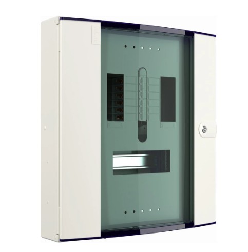 JK104BG 125A 4 Way TPN Board Glazed Door